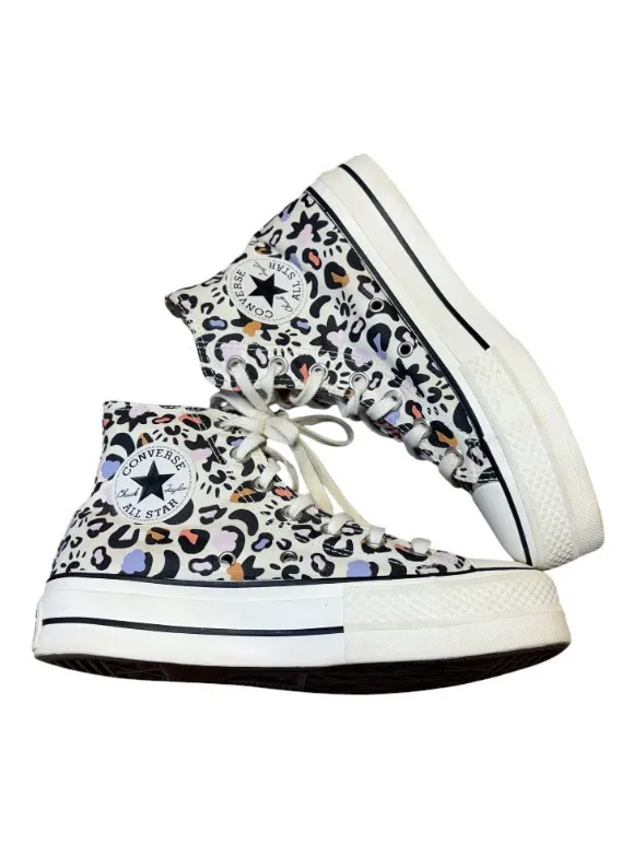 Converse Mystic World Platform Chuck Taylor Leopard All Star Sneaker Women’s 7 - Image 5