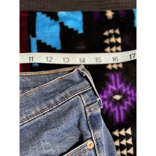 Levi 514 Women‎ Jeans Med Wash Mid Rise Slim Straight Size 30x32 Logo Pockets - Image 6
