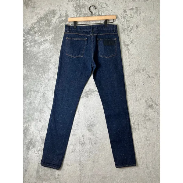 April77 Joey Skinny‎ Raw Denim Jeans Dark Wash Stretch Rocker Indie W 32 - Image 5