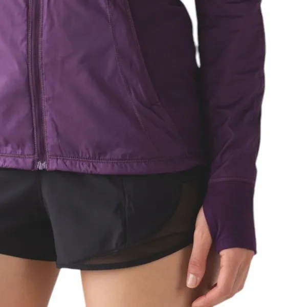 Lululemon Rush Hour Jacket Darkest Magenta Size 6 - Image 8