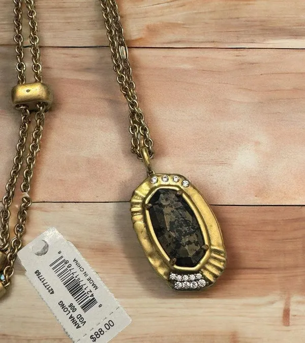 NWT! Kendra Scott Anna 14K Goldplated Pendant Necklace - Image 6