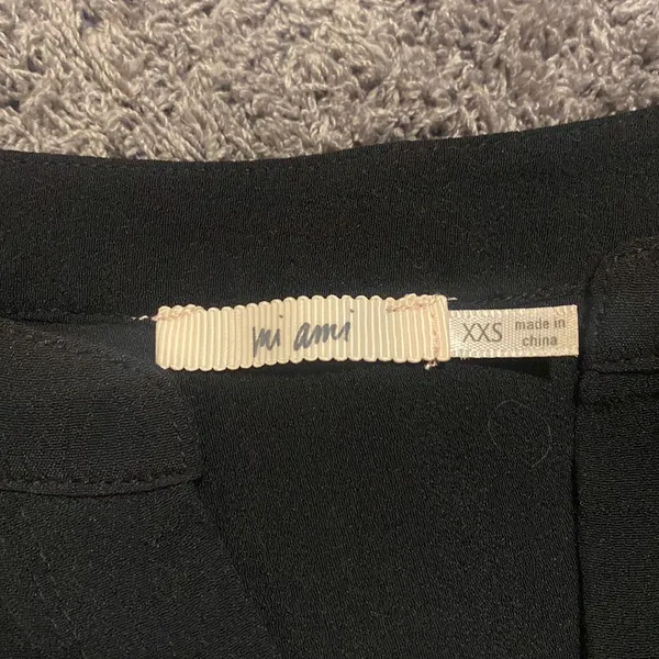 Black Blouse Size XXS - Image 2