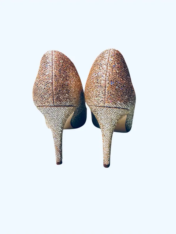 Adrianna Papell Special Occasion Bridal Glitter Sparkle Pointed Heels Size 7.5 - Image 5