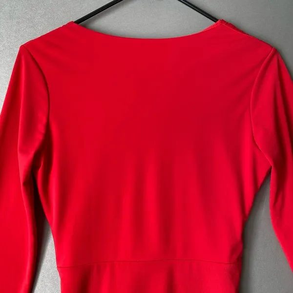 Nasty Gal MobWife‎ Dainty Office Siren Bodycon Mini Dress S Red - Image 7