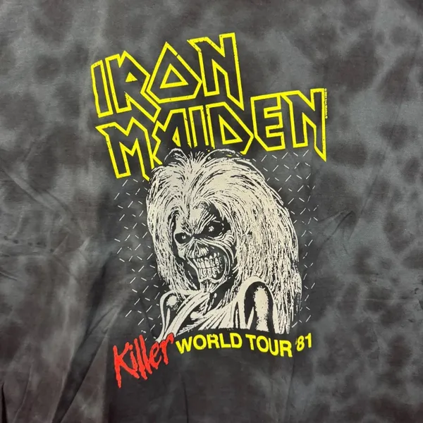 Iron maiden Killers Tour tiedye T-shirt size XL - Image 2
