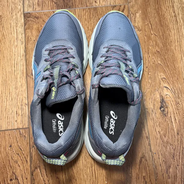Asics Gel-Venture 9‎ Womens Trail Running Shoes Grey Blue 1012B313 Size 9.5 - Image 5