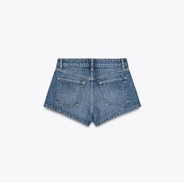 ZARA Denim Shorts A-Line - Image 2