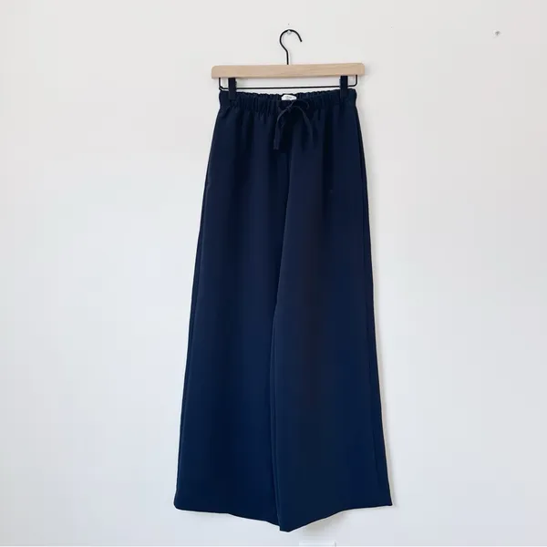Aritzia Wilfred The Lodge Pant Crepette Navy Admiral - Image 6