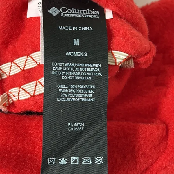 COLUMBIA Women's soft fleece Gloves size medium. - Image 6