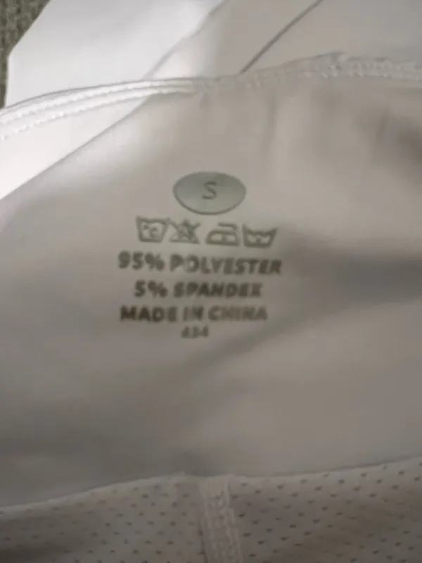 White Pleated Athletic Skirt - Image 3