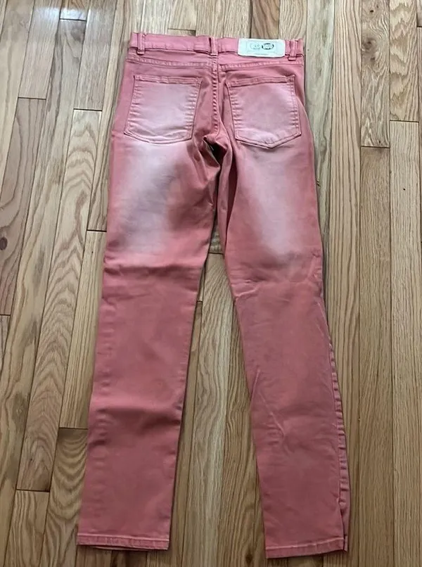 Cheap Monday Tight Washed Red Slim Stretch Jeans. 28/32 - Image 5