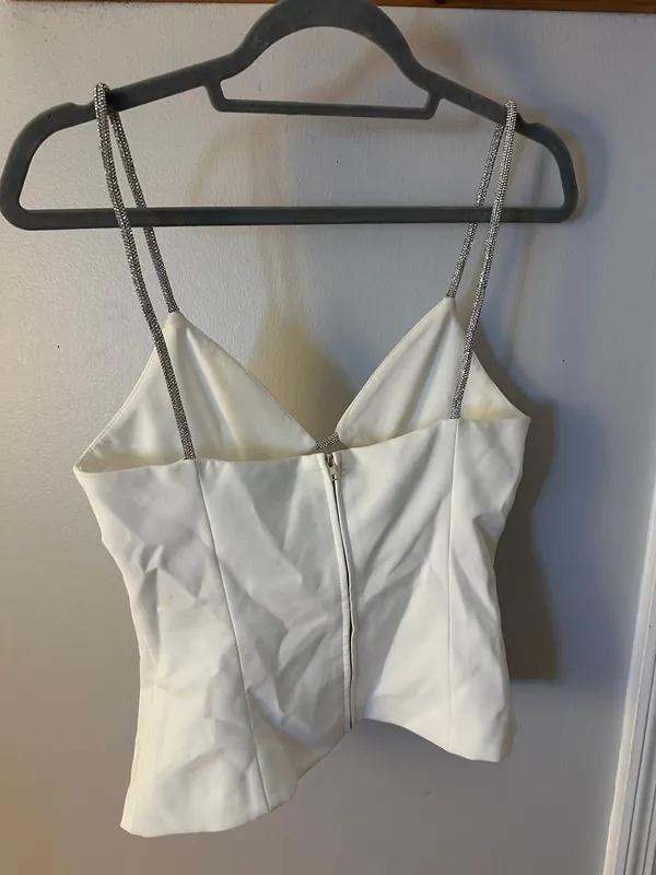 Zara Cut Out Sparkle Top  - Image 3