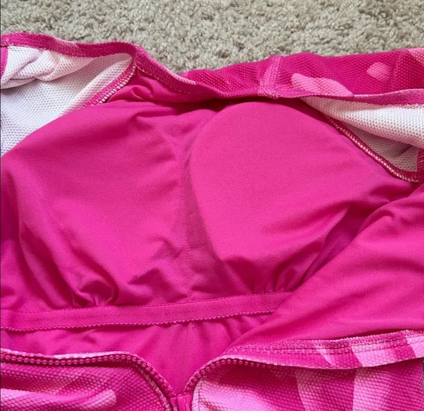Hurley Pink Long Sleeve Swimsuit. S - Image 4
