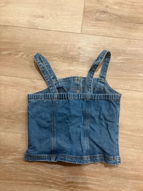 Brandy Melville Denim Top Button Down - Image 2