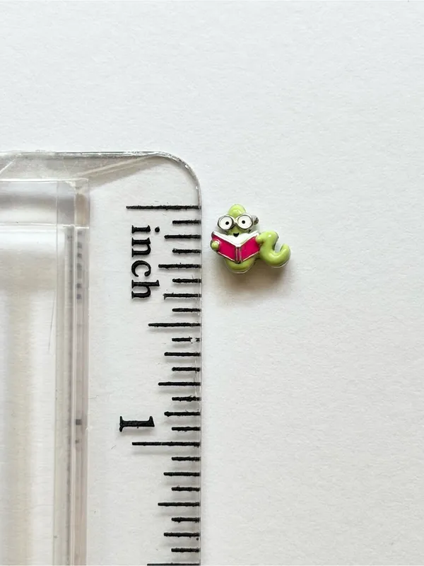 Origami Owl Book Worm Floating Charm - Image 4