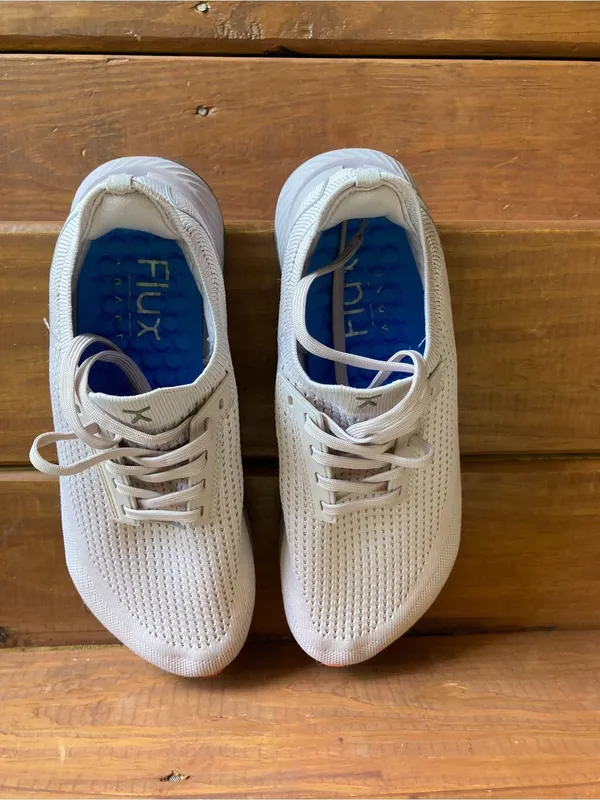 Flax Women’s Pink Knit Lace-Up Athletic Sneakers - Image 8