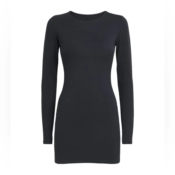 SKIMS Smooth Layers Crew-Neck Mini Dress, Size Large , $98 - Image 6