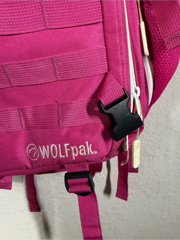 Wolfpak Meal Prep Tactical Backpack Pink - Image 5
