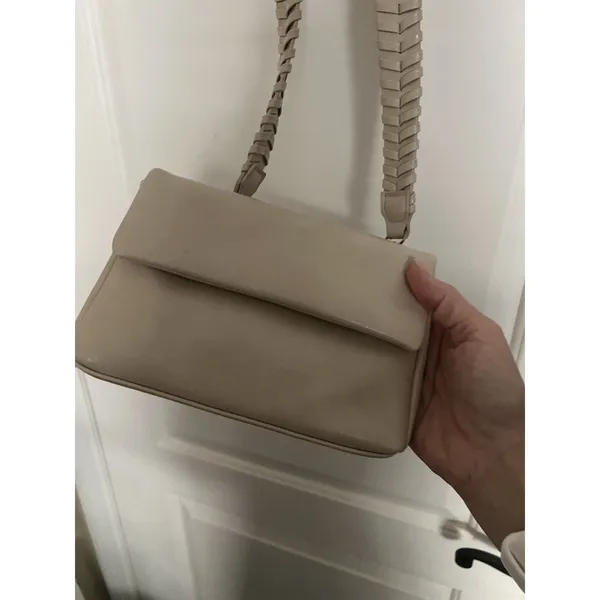 Anthropologie‎ Crossbody Braided Strap Beige - Image 8
