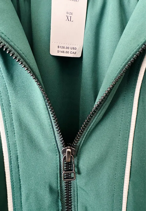 Anthropologie Daily Practice Sport Club Track Crop Jacket, Size XL - Image 10