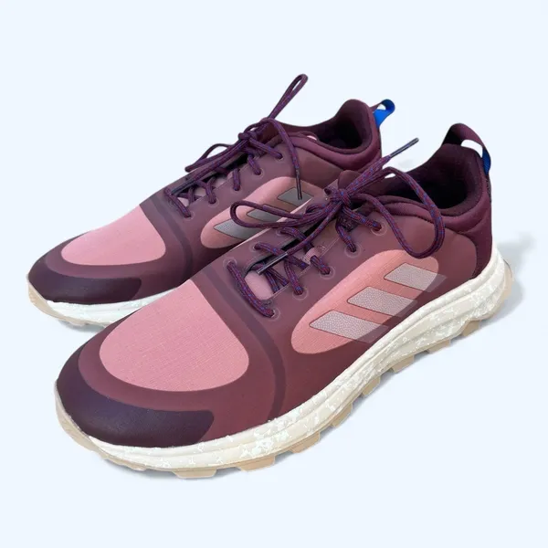 Adidas Response Trail X Running Shoes Sneakers Maroon Raw Pink Linen Women's 9.5 - Image 2