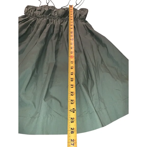 Abercrombie & Fitch Mini Dress Women Green Strappy Empire Waist Boho Feminine M - Image 9