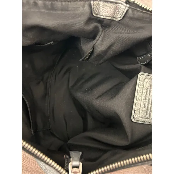 Coach F31409 Small Kelsey Metallic Platinum Leather Satchel Crossbody - Image 6