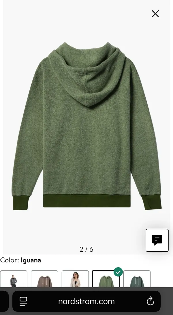green unisex zip up - Image 2