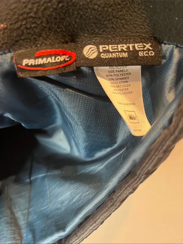 REI Women’s Packable Vest Black Primaloft Pertex Quilted Puffer XL - Image 6