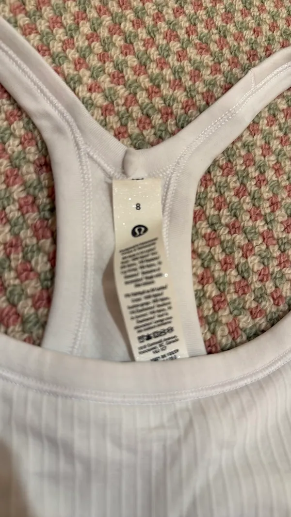 Lululemon White Tank top - Image 5
