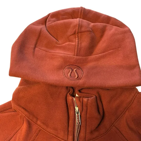 Lululemon Women’s M/L Scuba Oversized Half Zip Hoodie Date Brown Comfy‎ Cozy New - Image 6