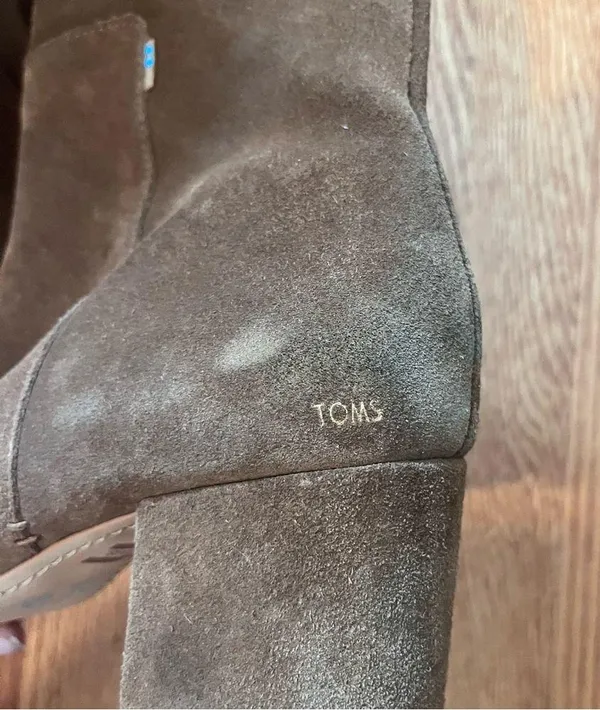 TOMS Evie Suede Ankle Booties - Image 10