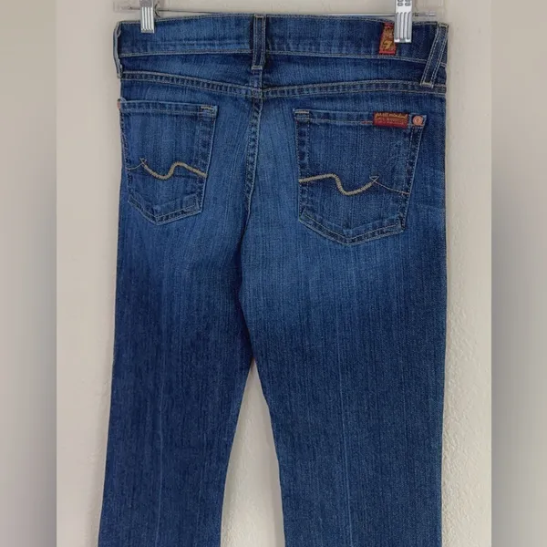 7 For All ManKind womens bootcut size 24 midnight rain - Image 6