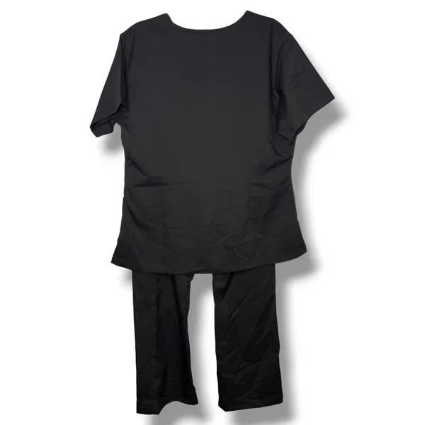 Dagacci Black 2 Piece Medical Uniform Scrub Set Medium - Image 8