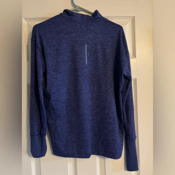 Nike Dri Fit Pullover Heathered Purple - Image 2