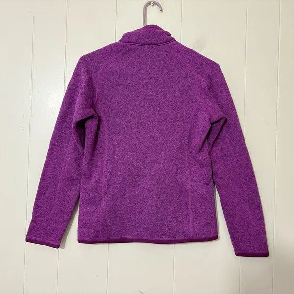 Patagonia Women’s Better Sweater Full Zip Purple Size XS Zipper Flaw - Image 10