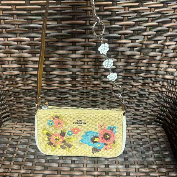 Coach Nolita 19 With Floral Embroidery cj724 - Image 3