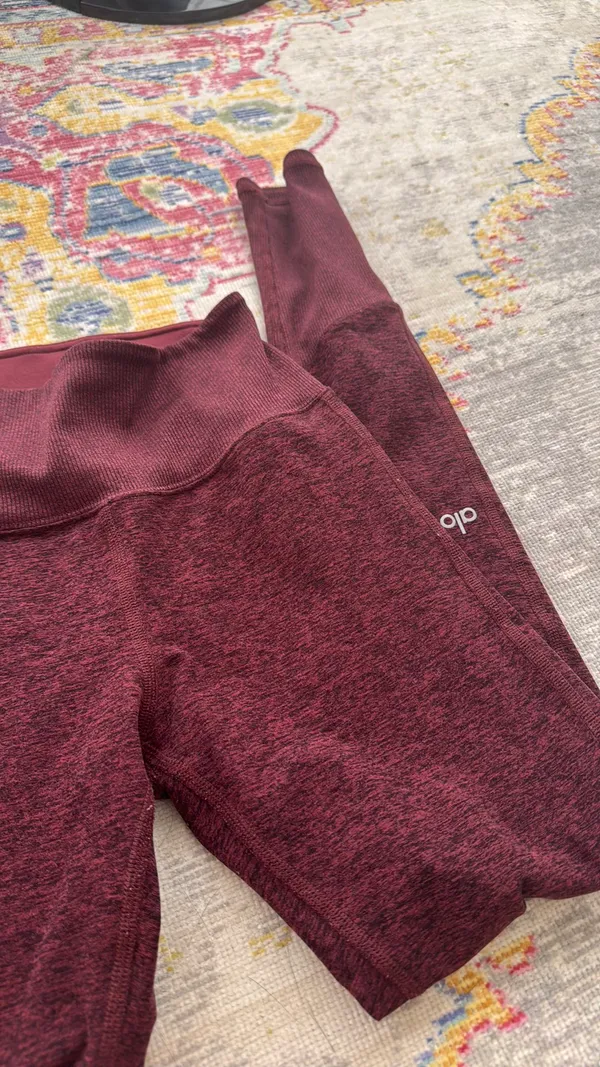 Alosoft Alo Yoga High-Waisted Leggings Lounge - Image 3