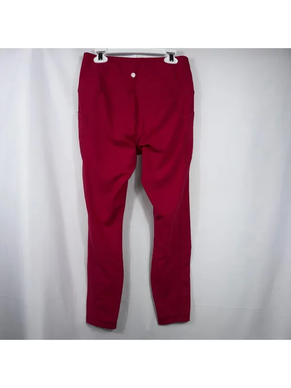 Yogalicious Red Pocket Leggings Size M - Image 6