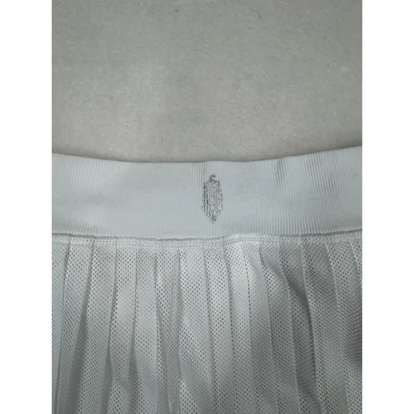 Free People Movement Women's Rally Ruffle Mini Skirt White M/L NWT ($68 Retail) - Image 4