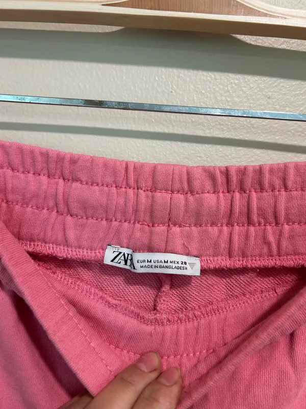 Zara pink high rise shorts  - Image 2