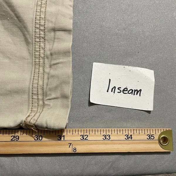 Maurices Women Size 9 10 Tan Khakis Pants Baggy Straight Casual 90s Y2K Utility - Image 13