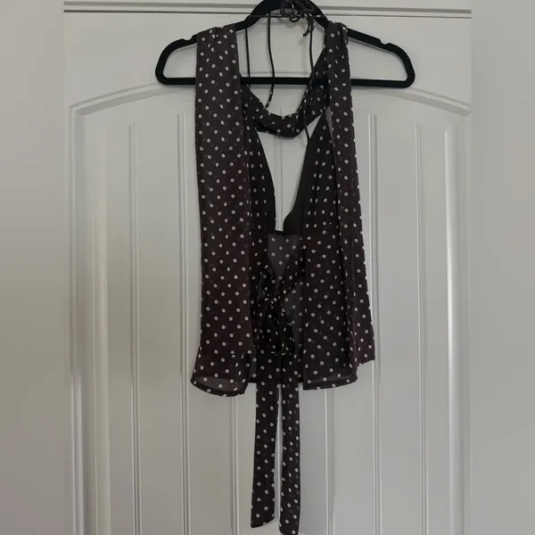 Polka Dot Halter Top - Image 2