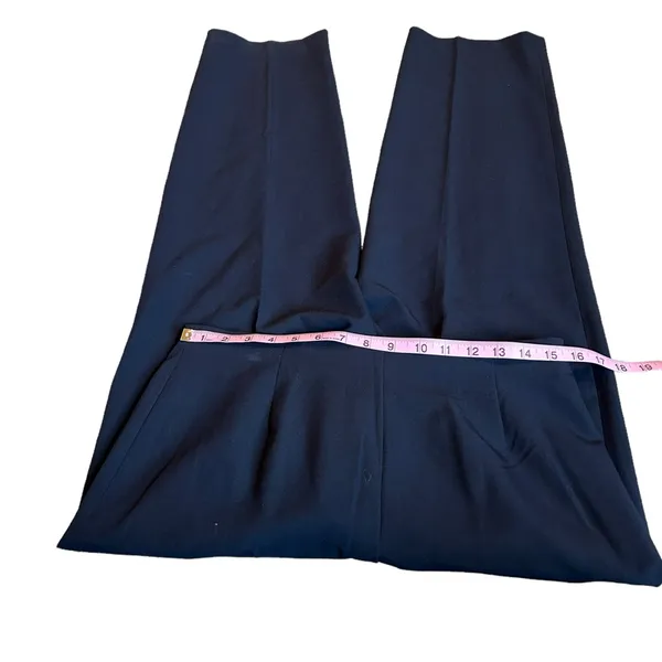 COLDWATER CREEK navy classic fit dress pants - Image 3