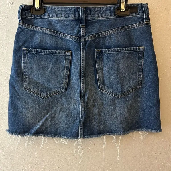 Abercrombie & Fitch Blue Denim Mini Skirt Size 29 - Image 2