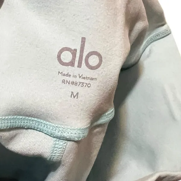 Alo Yoga Airbrush Winter Warm‎ High-Waist Nocturne Legging - Chalk Blue Size M - Image 12