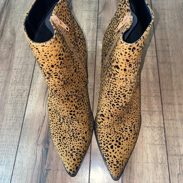 leopard print booties - Image 3