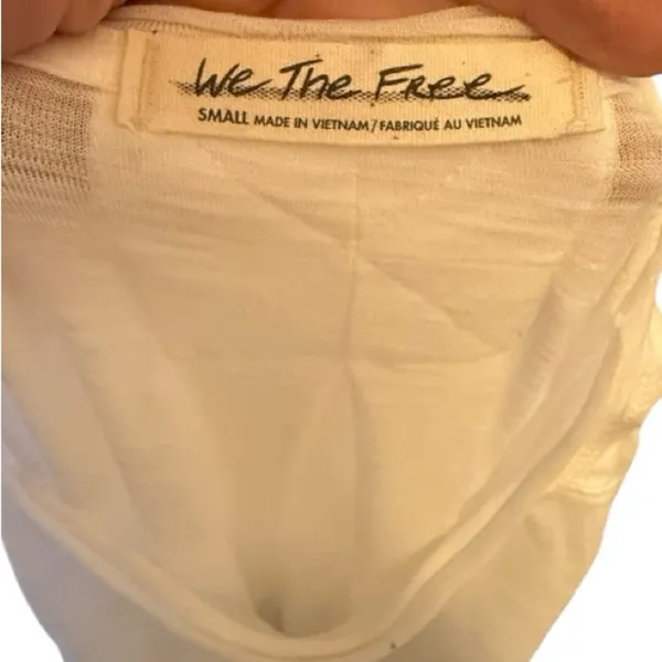 Free People We The Free White Top nwot - Image 6