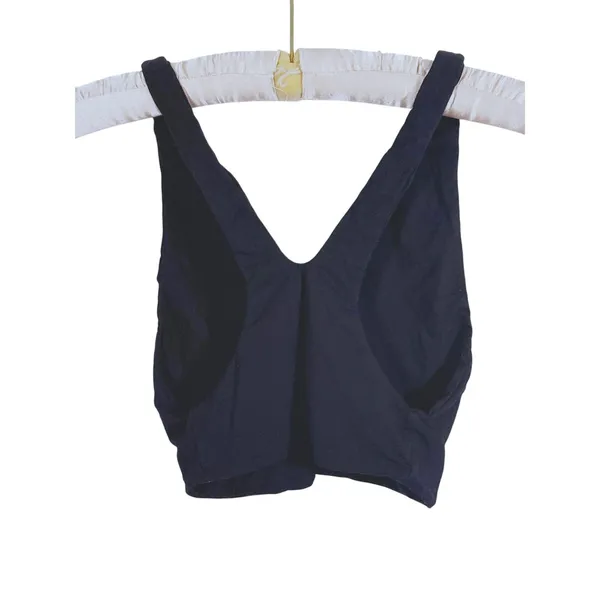 Indah Body Lined Crop Tank Top Womens Small Black Y2K Going Out Indie Sleaze - Image 3