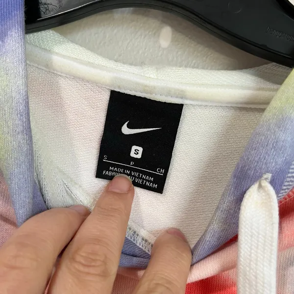 Nike Dri Fit Get Fit Women's Tie Dye Pullover Training Hoodie‎ Size Small - Image 9